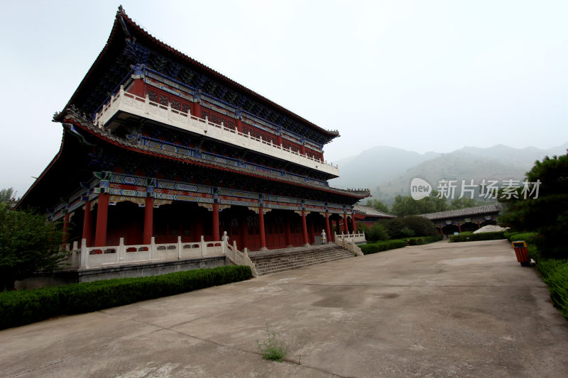 山东著名旅游景点醴泉寺建筑风格