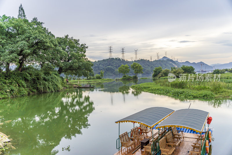 建德新安江江南水乡风景