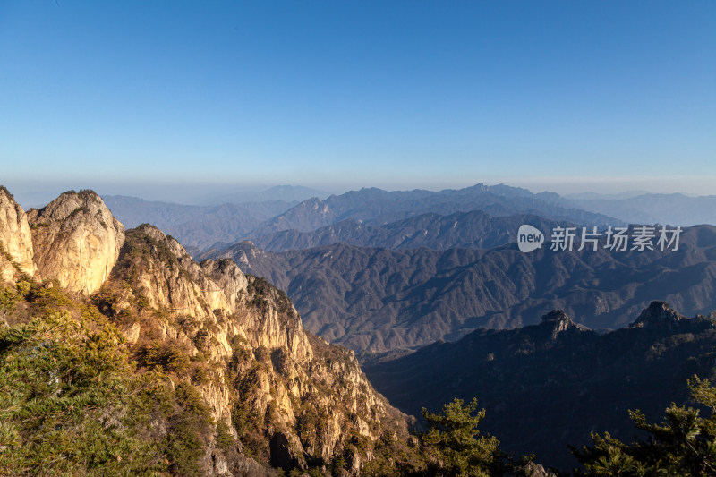 山峰山脉自然风光