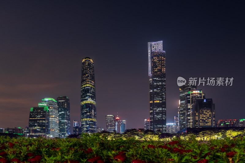 广州珠江新城夜景