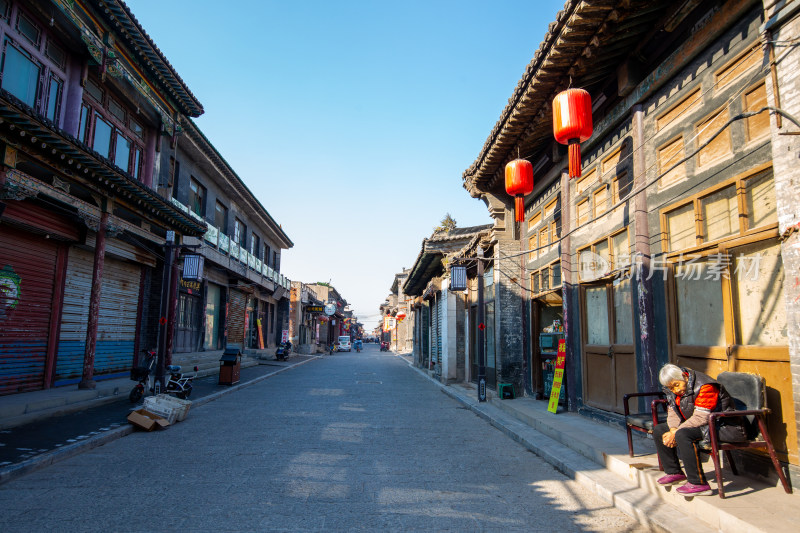 山西祁县晋商老街古城渠家大院