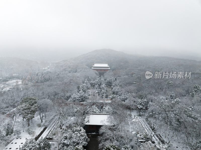 南京明孝陵雪景