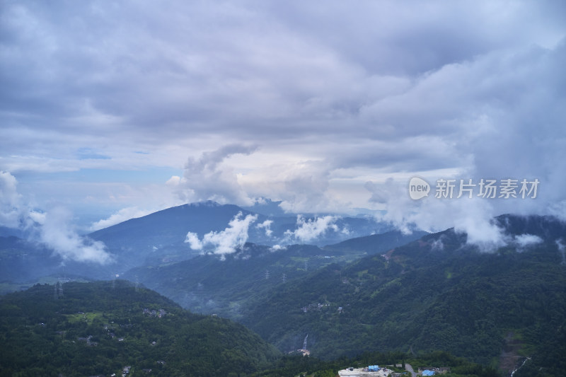 峨眉山的原始森林