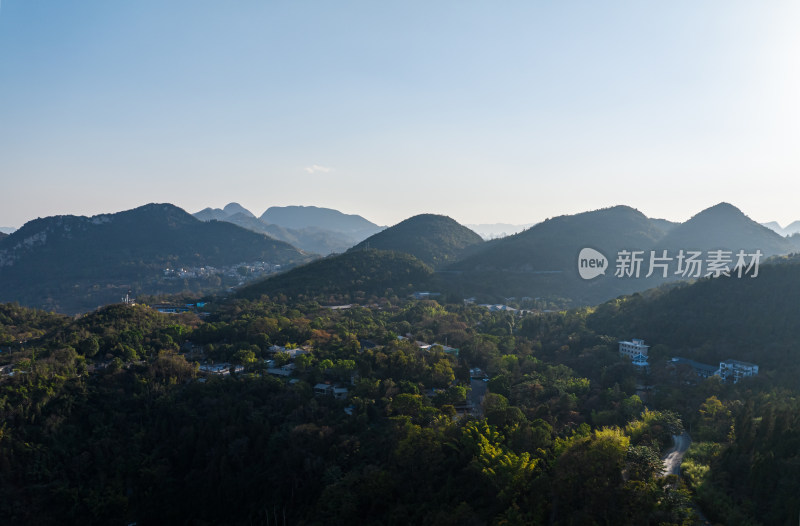 航拍5A景点贵州黄果树瀑布景区