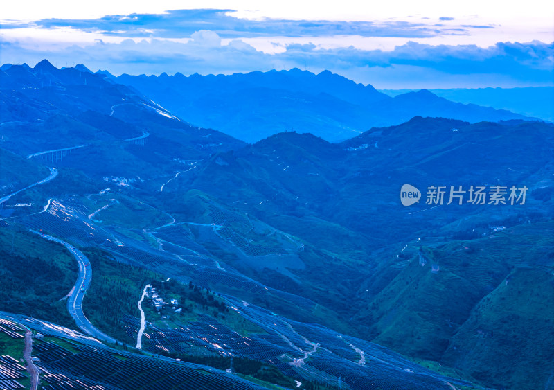 贵州山地光伏喀斯特地貌