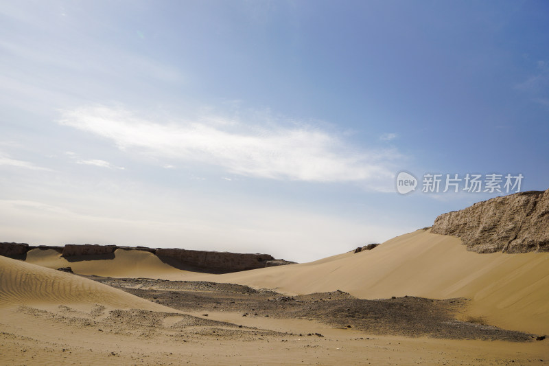 黑城弱水胡杨林景区，黑城遗址