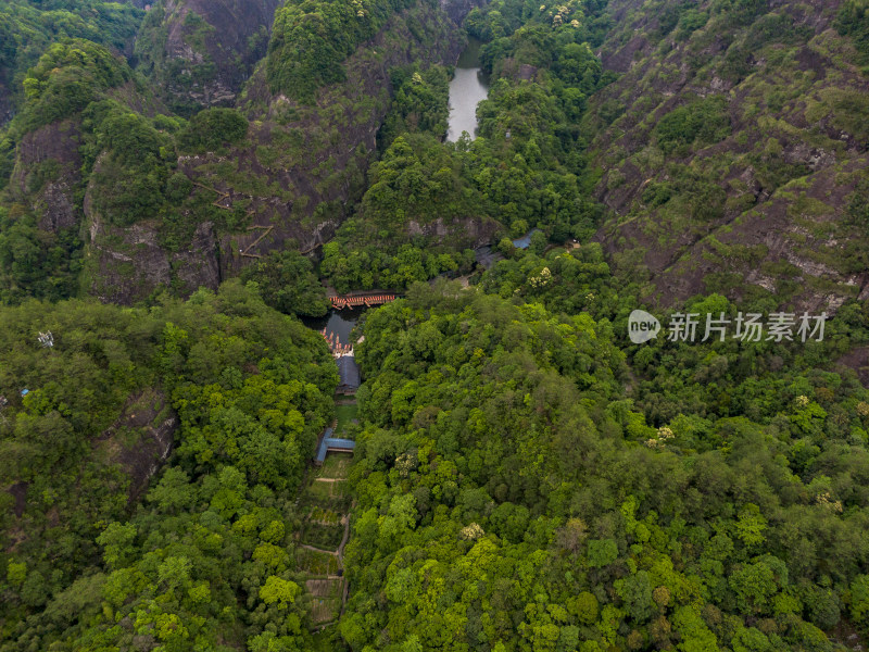 福建泰宁上清溪九龙潭航拍摄影图