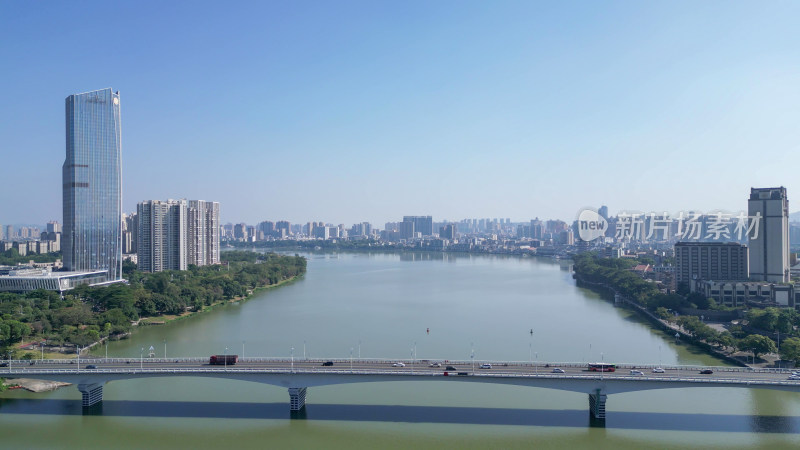 航拍广东惠州大桥