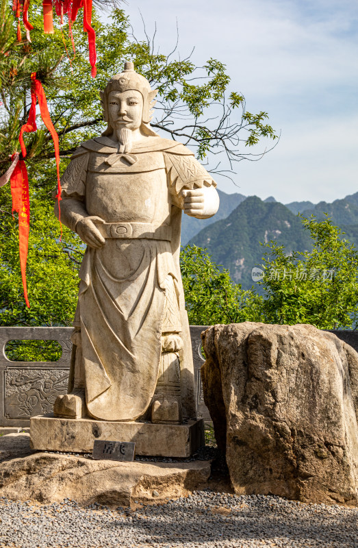 西安秦岭终南山南五台自然风光景点景观