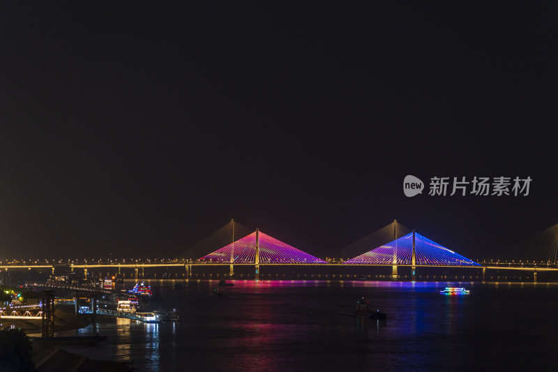 武汉武汉灯光秀夜景