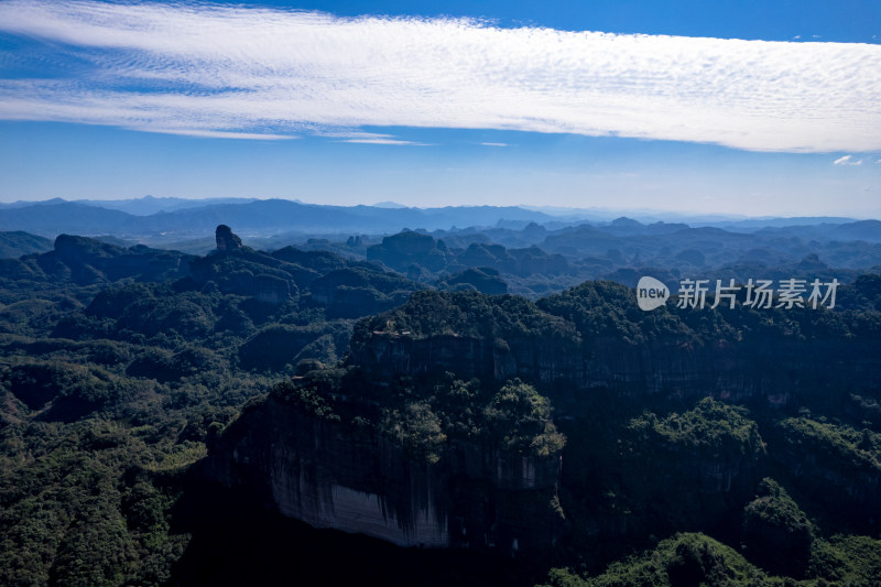 广东韶关丹霞山航拍图