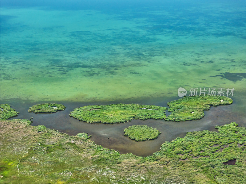 甘肃可鲁克湖的风光美景