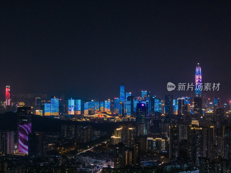 深圳璀璨夜景灯光秀