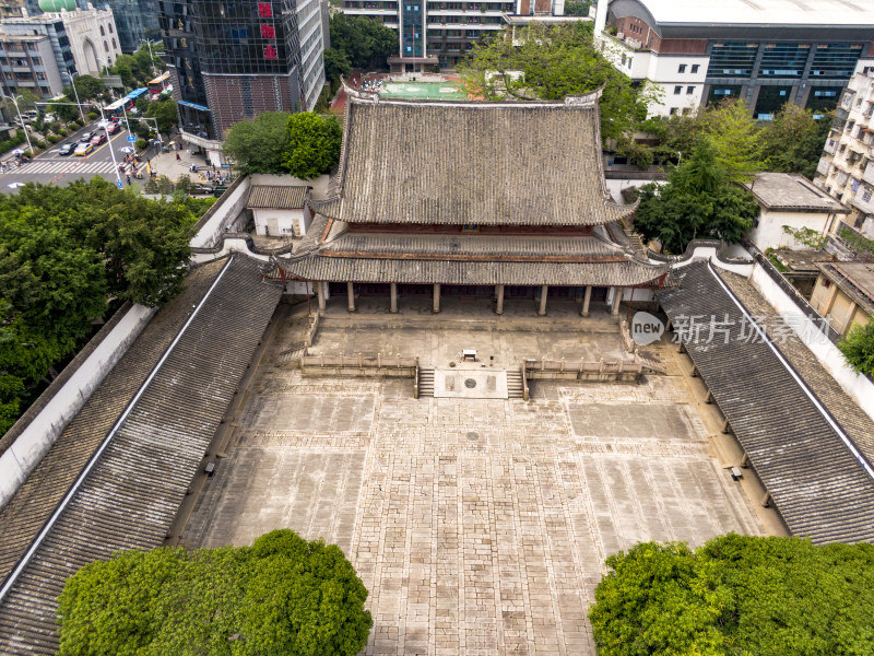 福建福州城市风光建设航拍摄影图