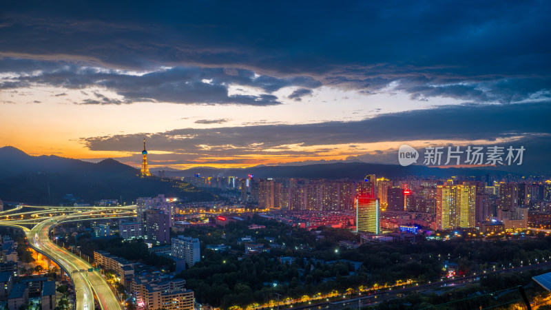 西宁市夜景