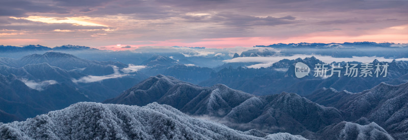 光雾山雪景