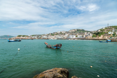 庙子湖岛的海湾