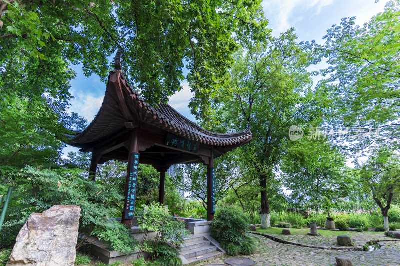 武汉武昌区黄鹤楼公园风景