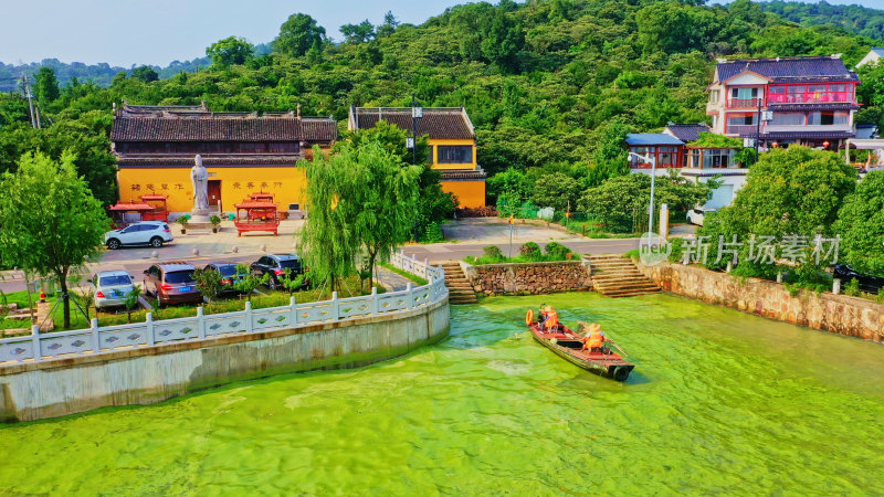 太湖苏州西山岛航拍