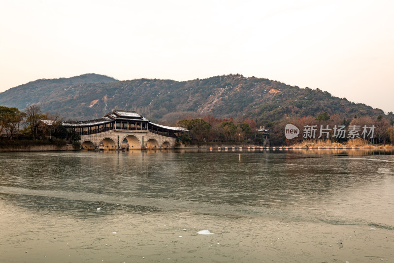 无锡长广溪石塘桥景点景观