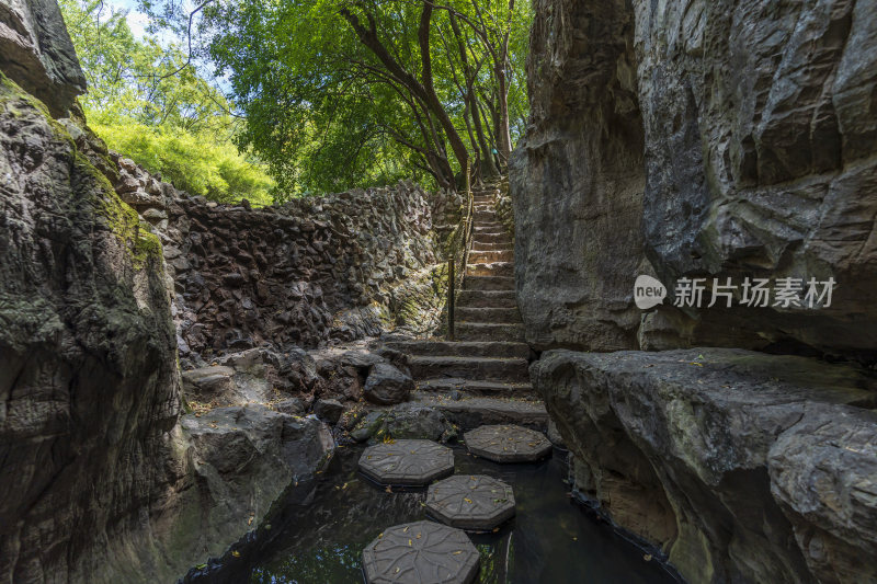 武汉江夏区白云洞景区风景