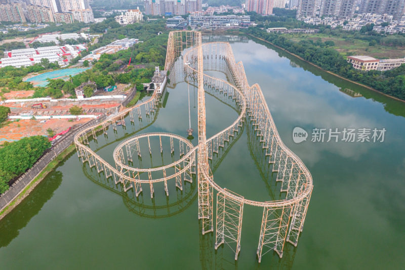 深圳市香蜜湖过山车