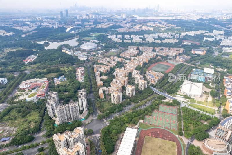 广州城市建设航拍摄影图