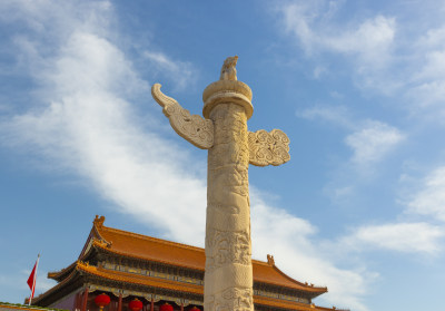 华表北京天安门标志国家中国华表图片