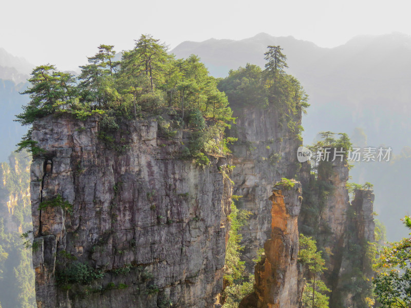 中国湖南张家界国家森林公园旅游风光