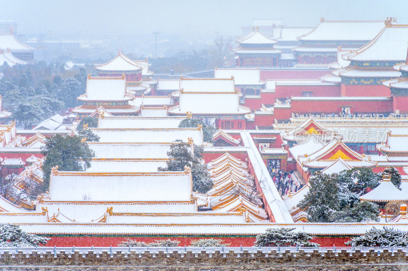 故宫博物院雪景