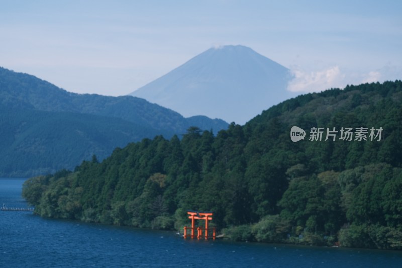 日本箱根富士山自然风光美景