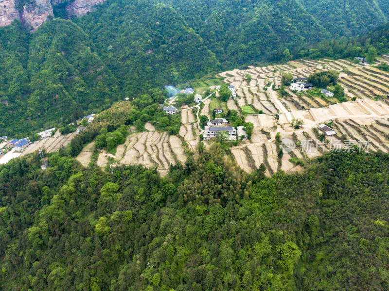 湖南张家界武陵源5a景区航拍