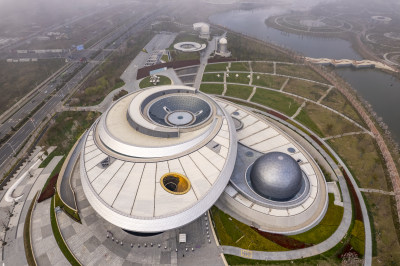 航拍上海天文馆