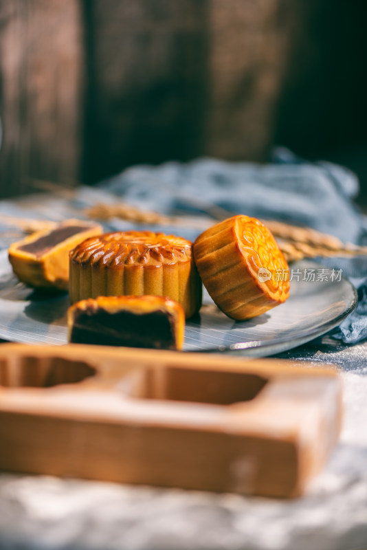 中国传统节日中秋节糕点-月饼