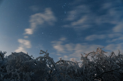 安吉桐杭岗雾凇冻雨冰雪星空