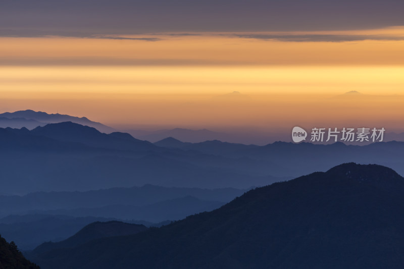 江西武功山日出