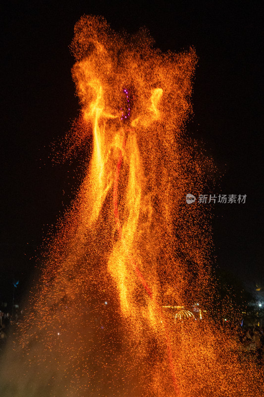 水上 火壶 火焰 非遗  视觉盛宴