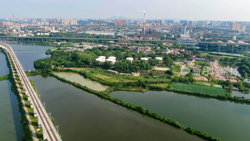 湖南岳阳洞庭湖鱼米之乡