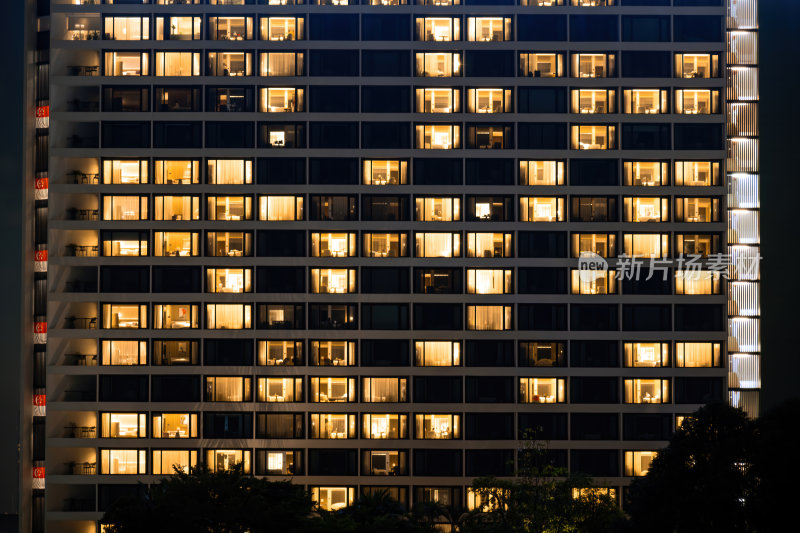新加坡滨海湾金沙酒店夜景