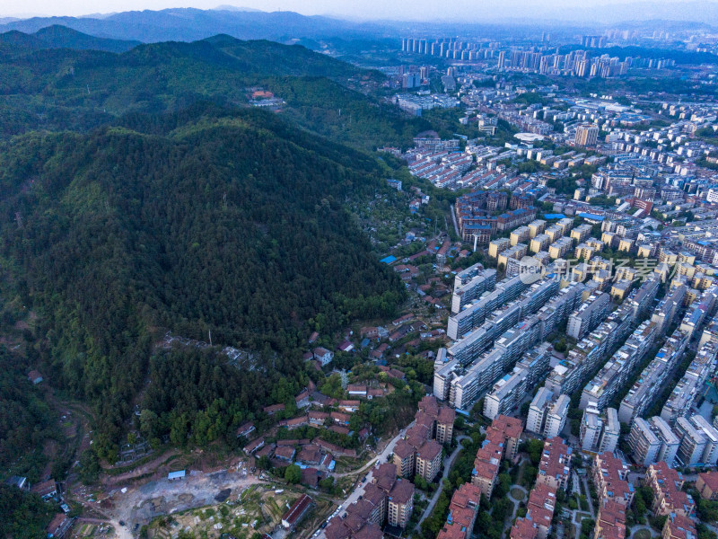 湖南山川丘陵地貌航拍