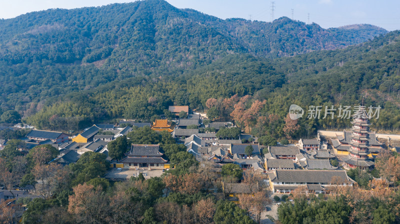 宁波阿育王寺风光