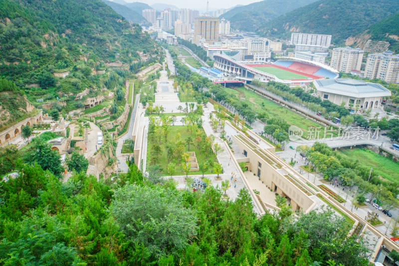 陕西省延安市宝塔山景区 红色旅游景区