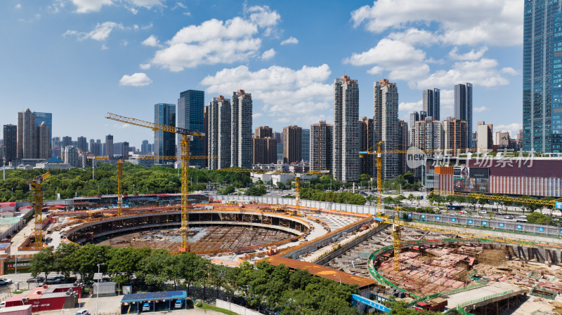 武汉汉口青年路建筑工地