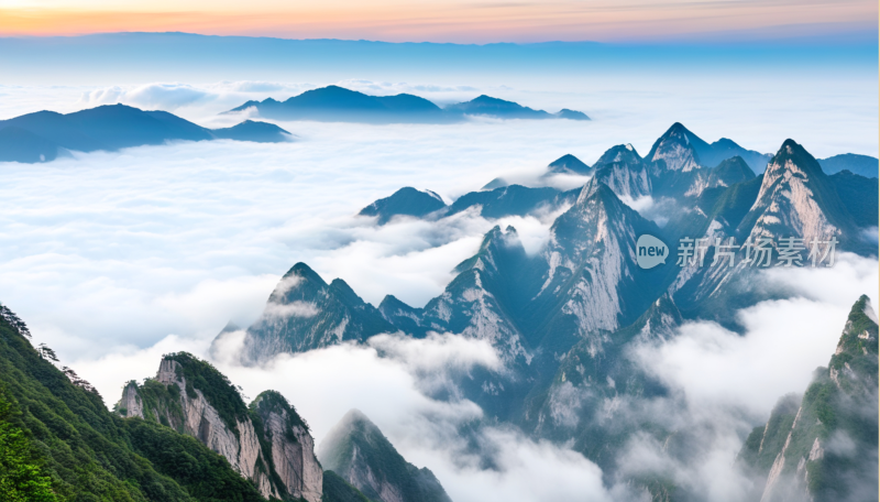 华山云海美景