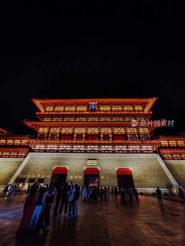 洛阳应天门夜景