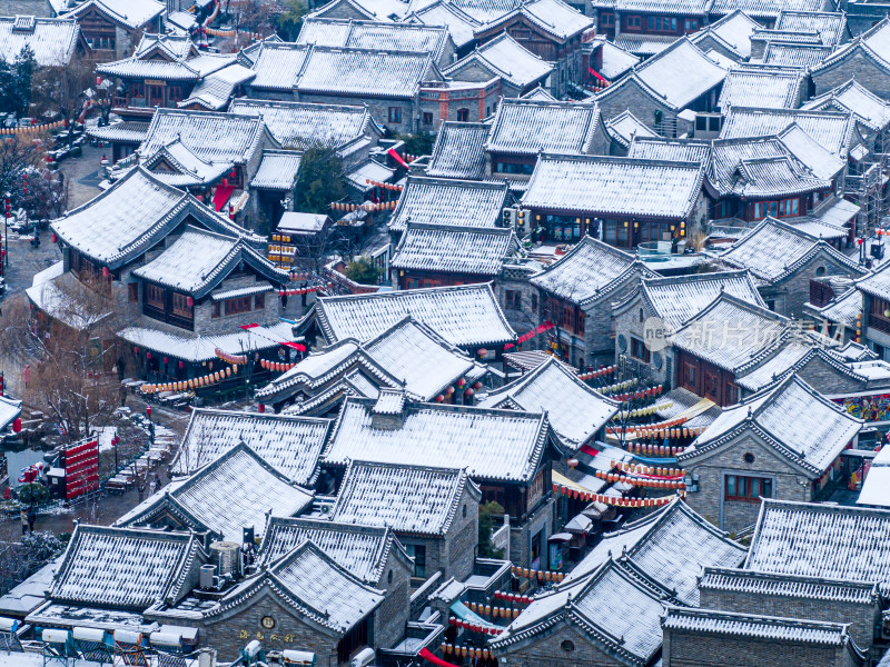 雪后的洛邑古城