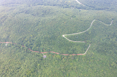 滁州琅琊山风景区航拍图