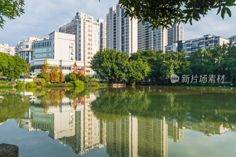 福州黎明湖公园景色