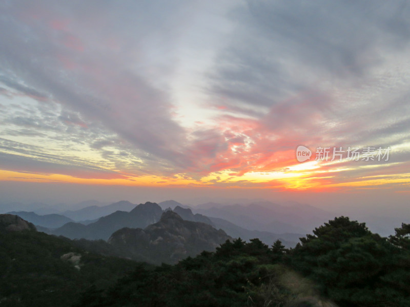 中国安徽黄山旅游风光