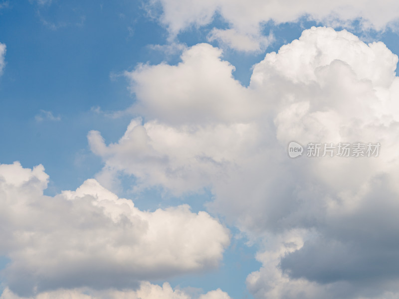 天空蓝天白云云朵高清背景壁纸素材